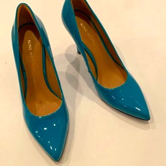 Nine West Shoes - Nine West Gwendle Turquoise Pumps, Size 6.5